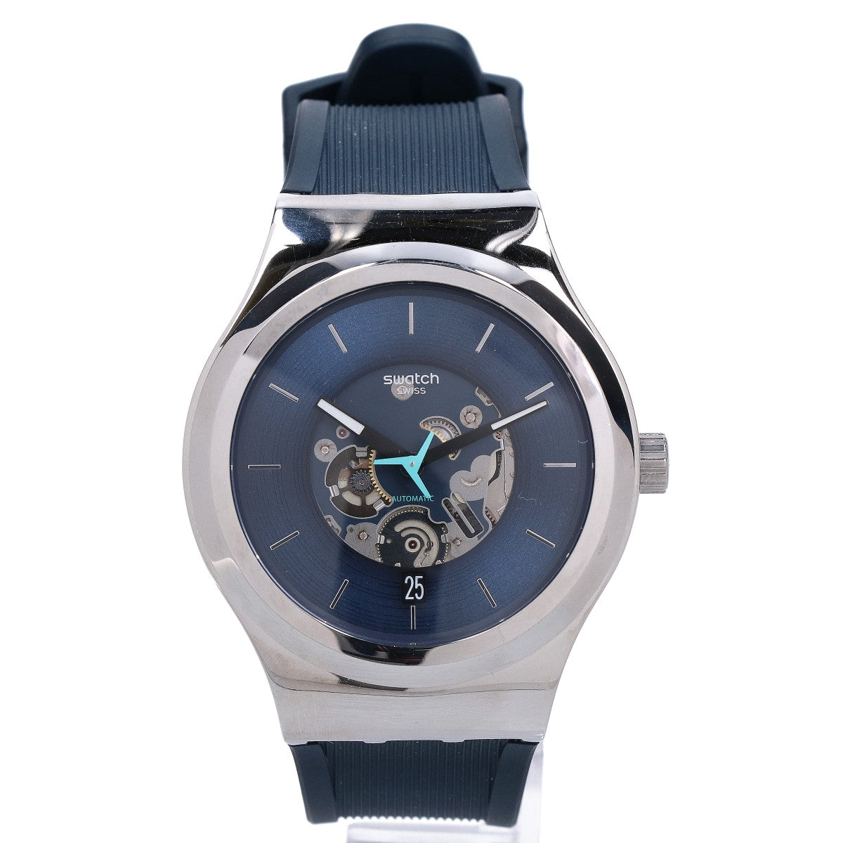 Swatch スウォッチ 【美品】BLURANG バックスケルトン 自動巻き 腕時計