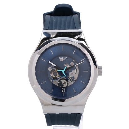 Swatch スウォッチ 【美品】BLURANG バックスケルトン 自動巻き 腕時計
