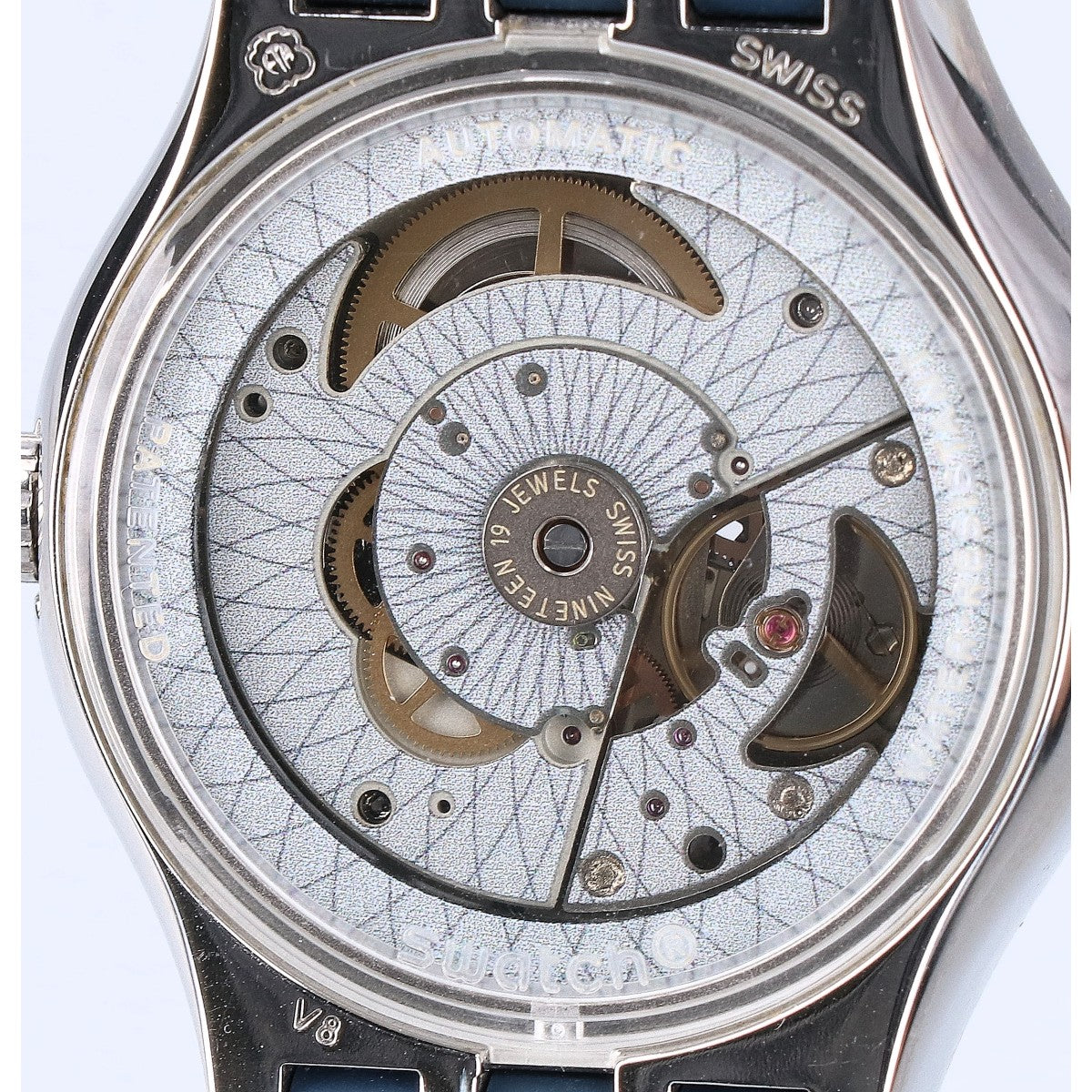 Swatch スウォッチ 【美品】BLURANG バックスケルトン 自動巻き 腕時計