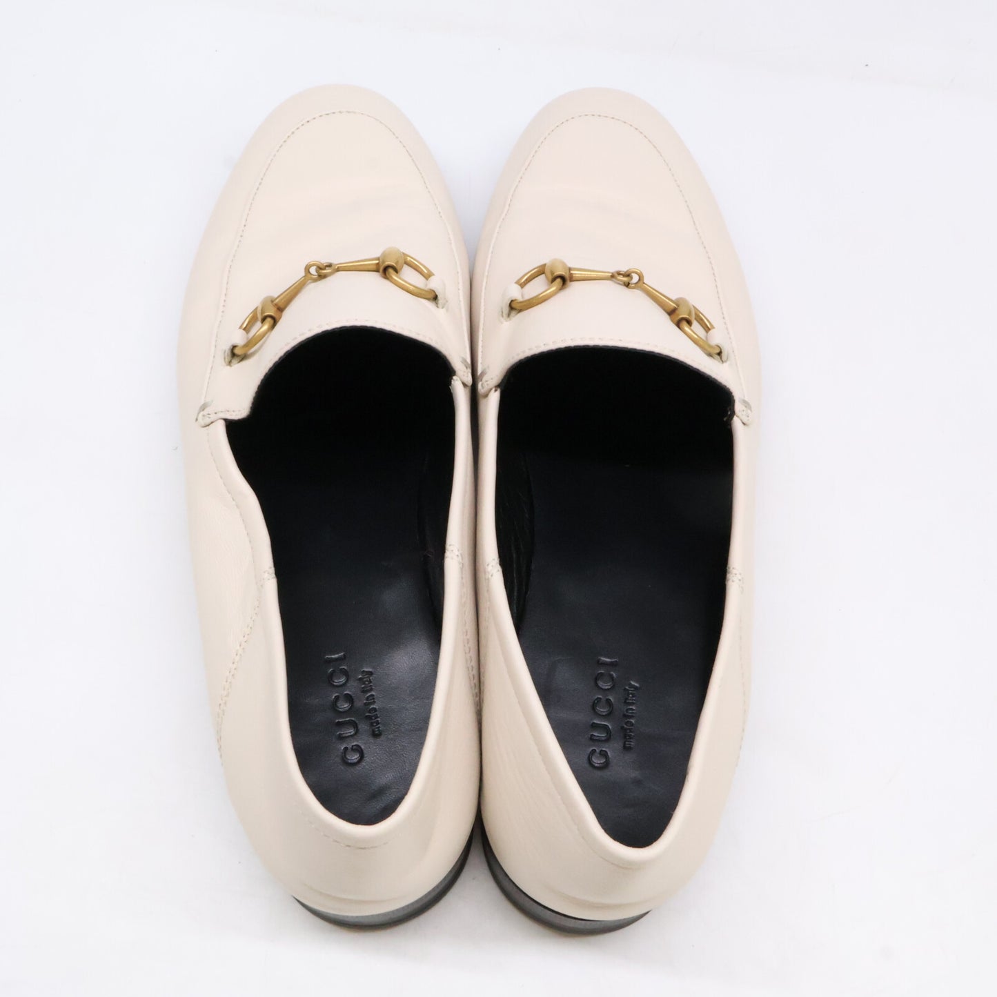 GUCCI グッチ 414998 ブリクストン レザー ホースビット ローファー シューズ