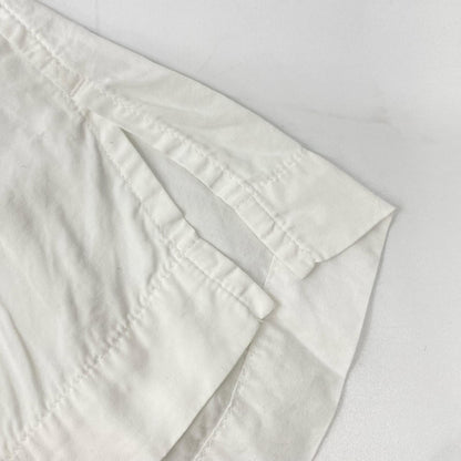 ISSEY MIYAKE イッセイミヤケ ME31FJ007 ホワイト ステッチ 開襟 半袖シャツ トップス
