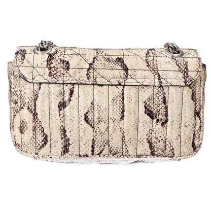 GUCCI グッチ 美品 443497 525040 GGマーモント パイソンレザー チェーン ショルダーバッグ