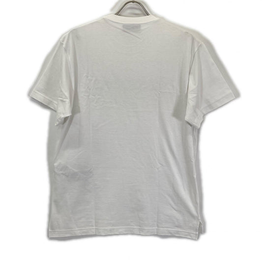 GUCCI Gucci 25SS white cotton short-sleeve T-shirt with crystal embellishments