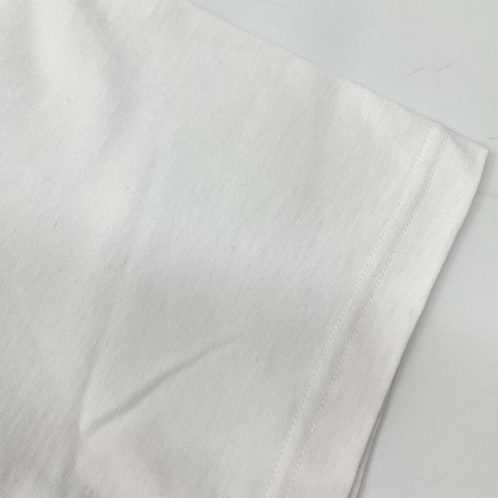 GUCCI グッチ 25SS ホワイト クリスタル装飾付き コットン 半袖Tシャツ トップス