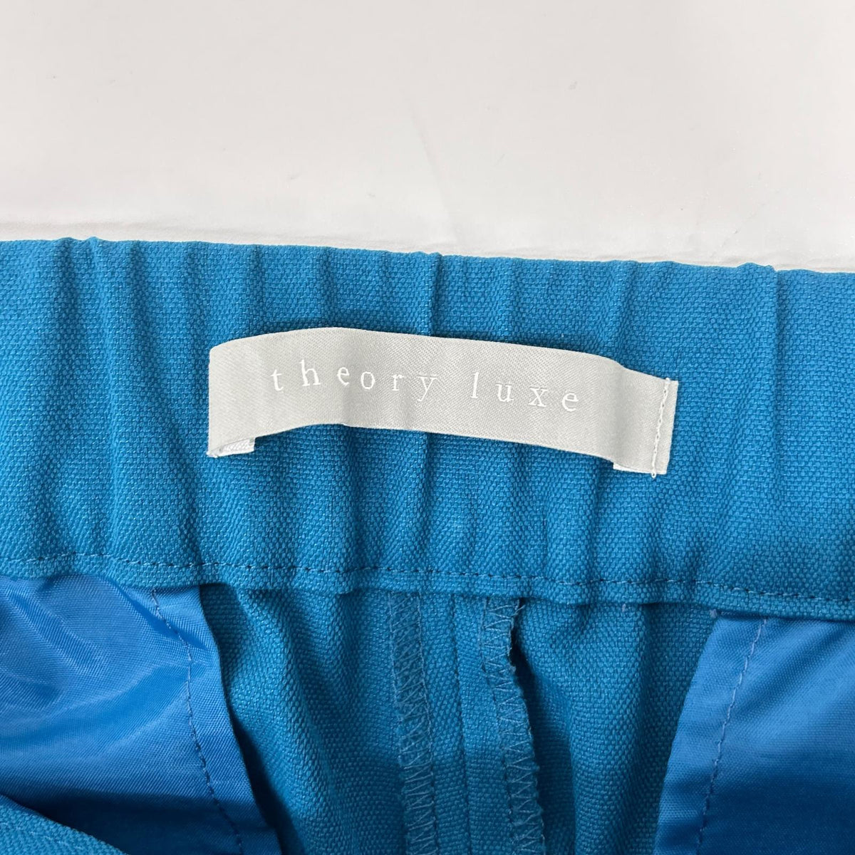 theory luxe セオリーリュクス ターコイズ Ariosa Carol 2 テーパードパンツ ボトムス
