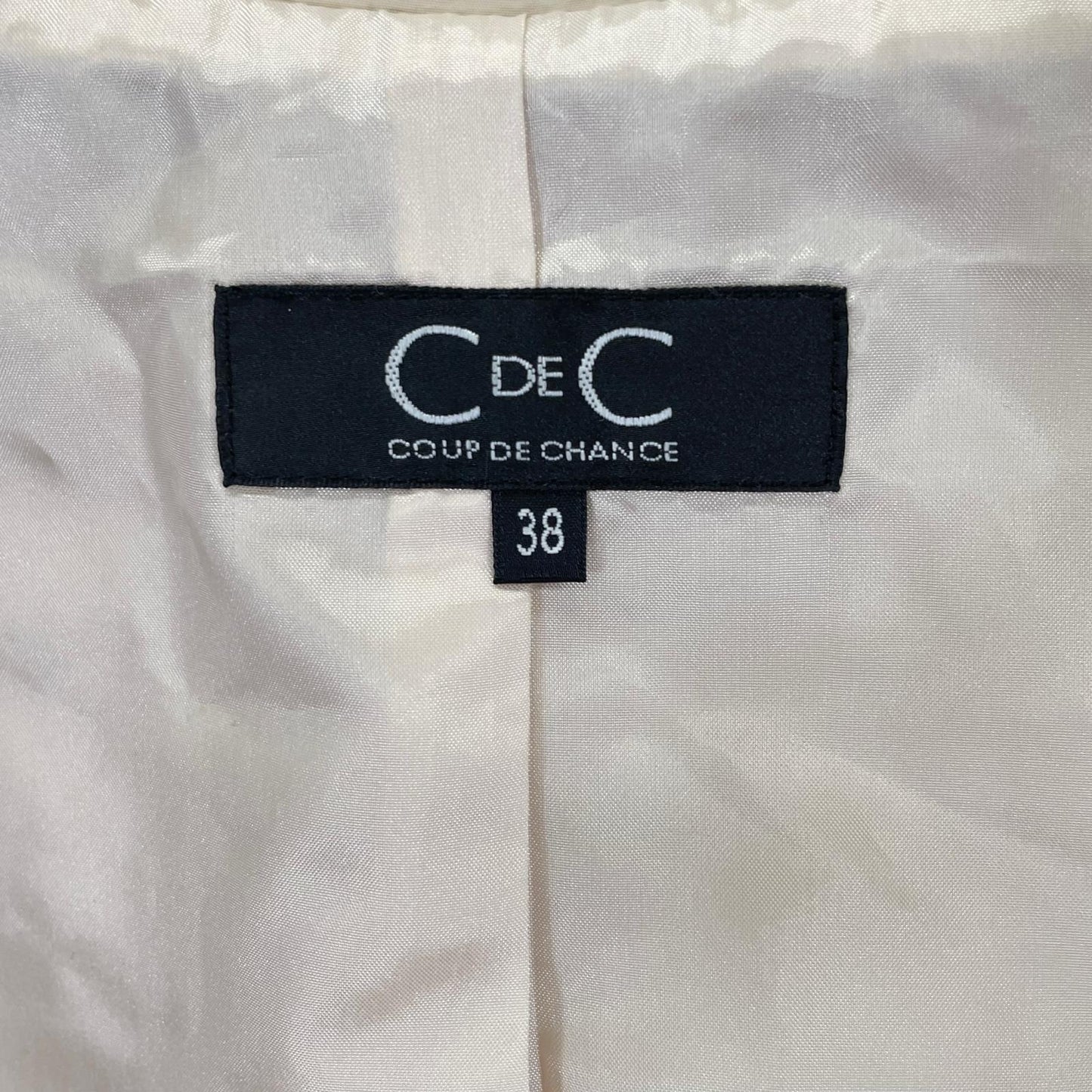 CdeC COUP DE CHANCE クードシャンス BE187-92360JJ ベージュ ナイロン ドローコード コート コート