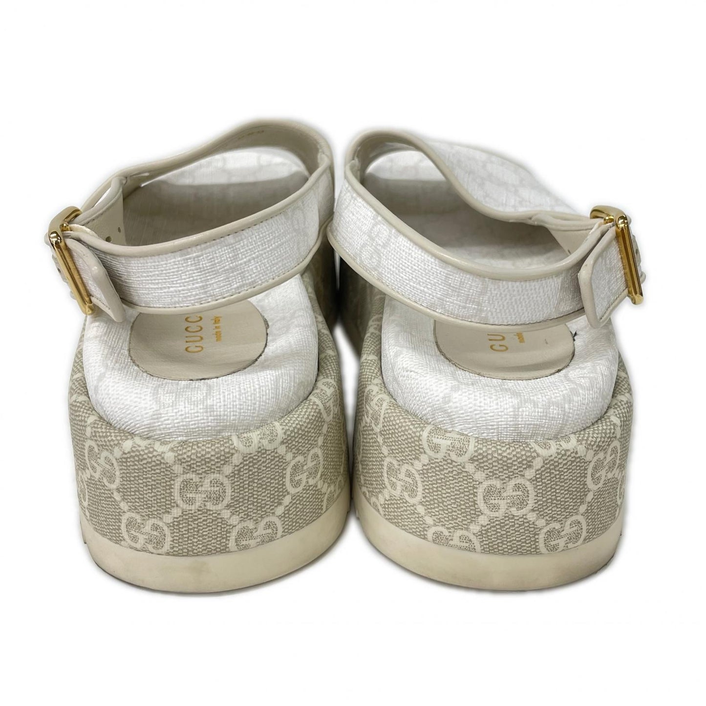 GUCCI グッチ 701153 GG プラットフォーム サンダル シューズ
