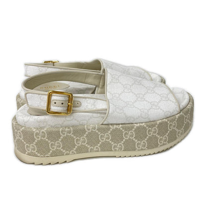 GUCCI グッチ 701153 GG プラットフォーム サンダル シューズ