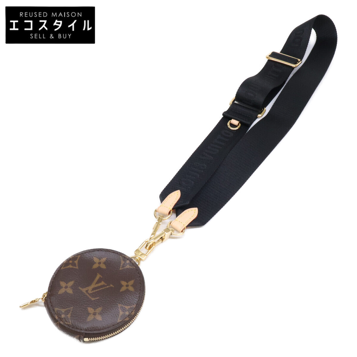 LOUIS VUITTON ルイヴィトン J02487 ショルダーストラップ&コインケース コインケース