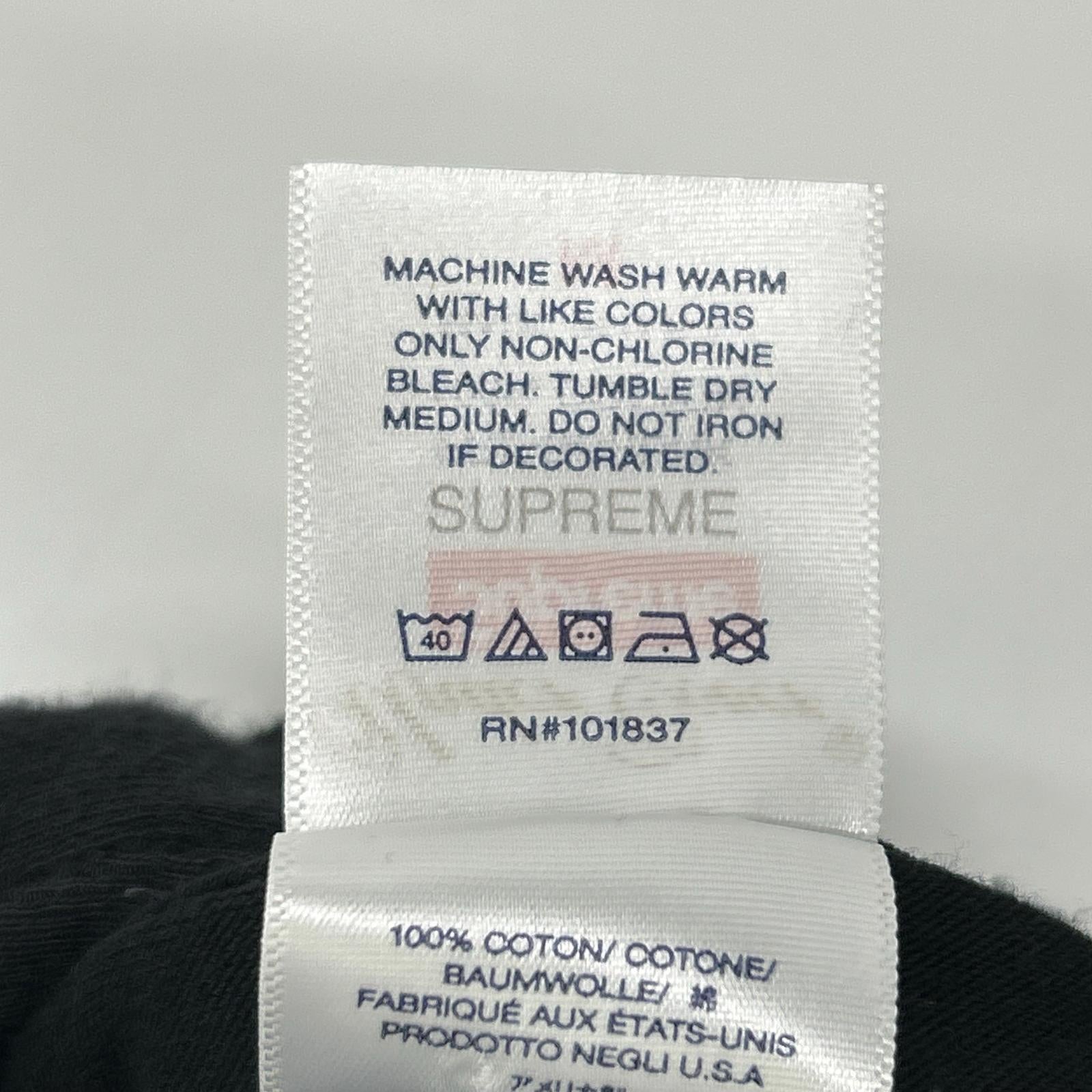 Supreme シュプリーム ×アンダーカバー ブラック 23SS FACE 半袖Tシャツ トップス