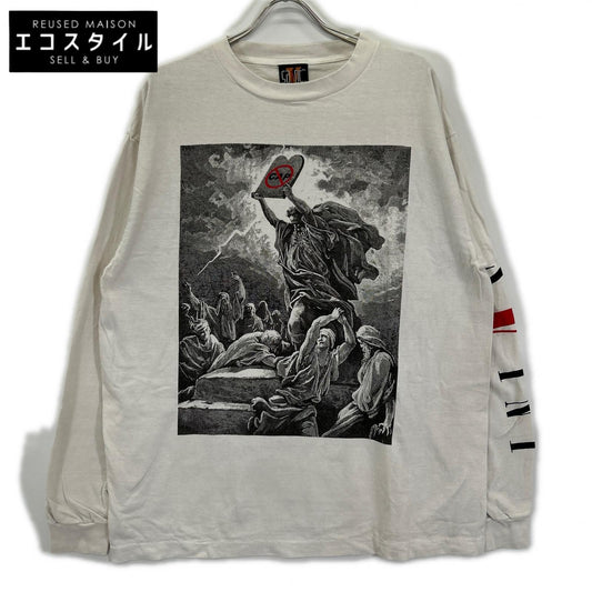 SAINT MICHAEL セントマイケル SM-S22-0000-069 ホワイト プリント LS TEE VLONE ロングスリーブTシャツ トップス