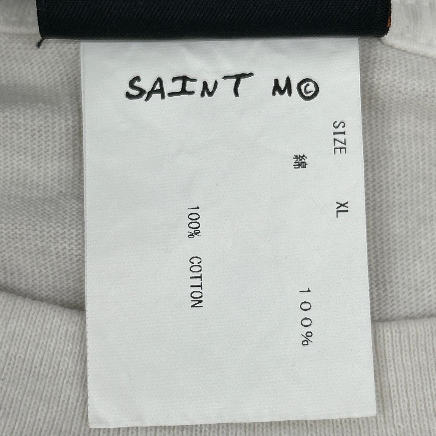 SAINT MICHAEL セントマイケル SM-S22-0000-069 ホワイト プリント LS TEE VLONE ロングスリーブTシャツ トップス
