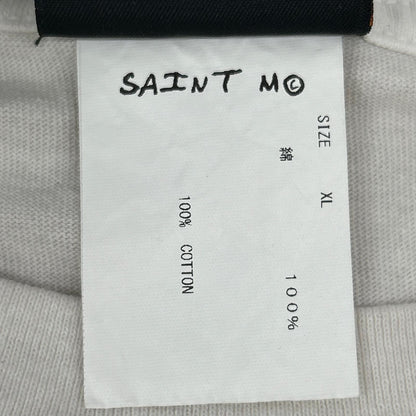SAINT MICHAEL セントマイケル SM-S22-0000-069 ホワイト プリント LS TEE VLONE ロングスリーブTシャツ トップス