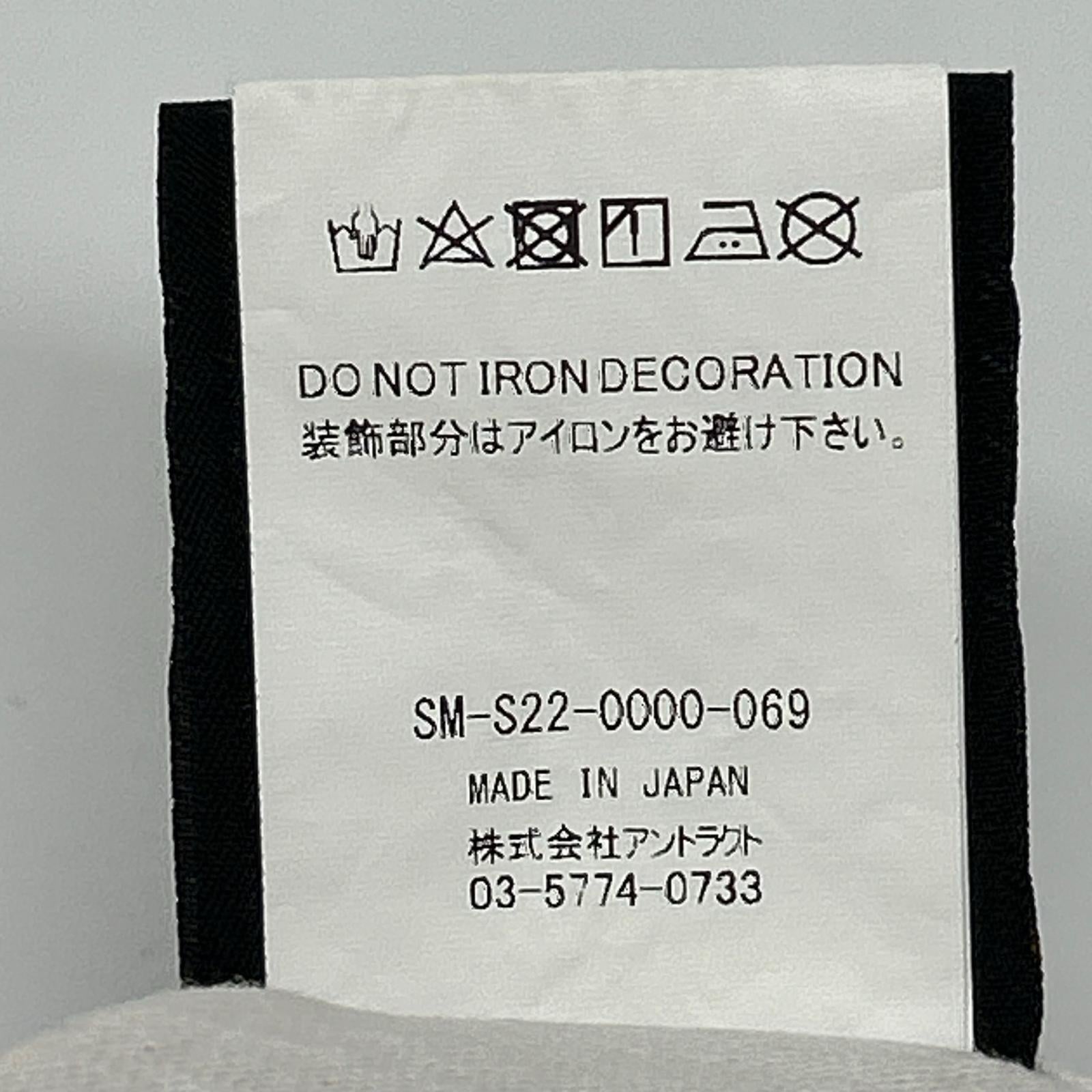 SAINT MICHAEL セントマイケル SM-S22-0000-069 ホワイト プリント LS TEE VLONE ロングスリーブTシャツ トップス