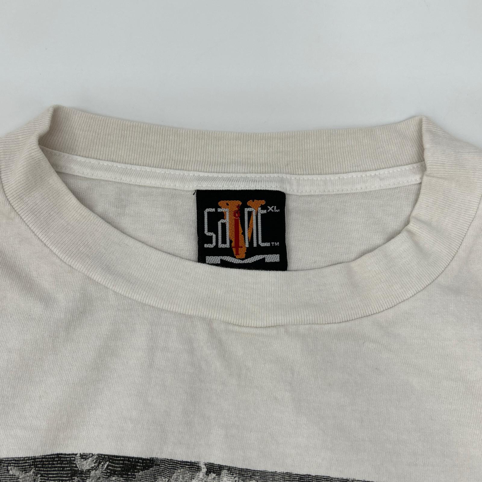 SAINT MICHAEL セントマイケル SM-S22-0000-069 ホワイト プリント LS TEE VLONE ロングスリーブTシャツ トップス