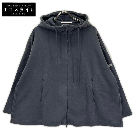 MAX MARA LEISURE マックスマーラレジャー 39260316 グレー ジップアップ 裏起毛 バックロゴパーカー トップス