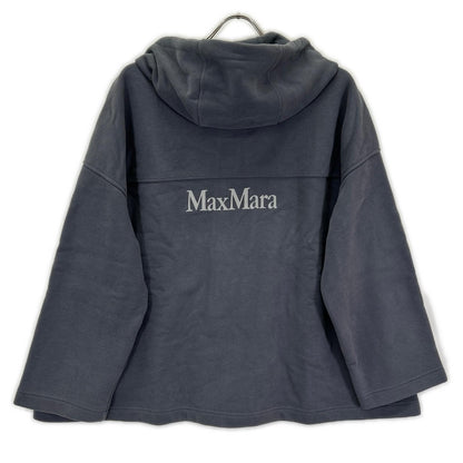 MAX MARA LEISURE マックスマーラレジャー 39260316 グレー ジップアップ 裏起毛 バックロゴパーカー トップス