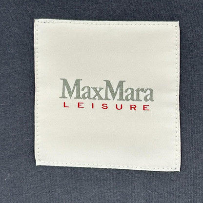 MAX MARA LEISURE マックスマーラレジャー 39260316 グレー ジップアップ 裏起毛 バックロゴパーカー トップス