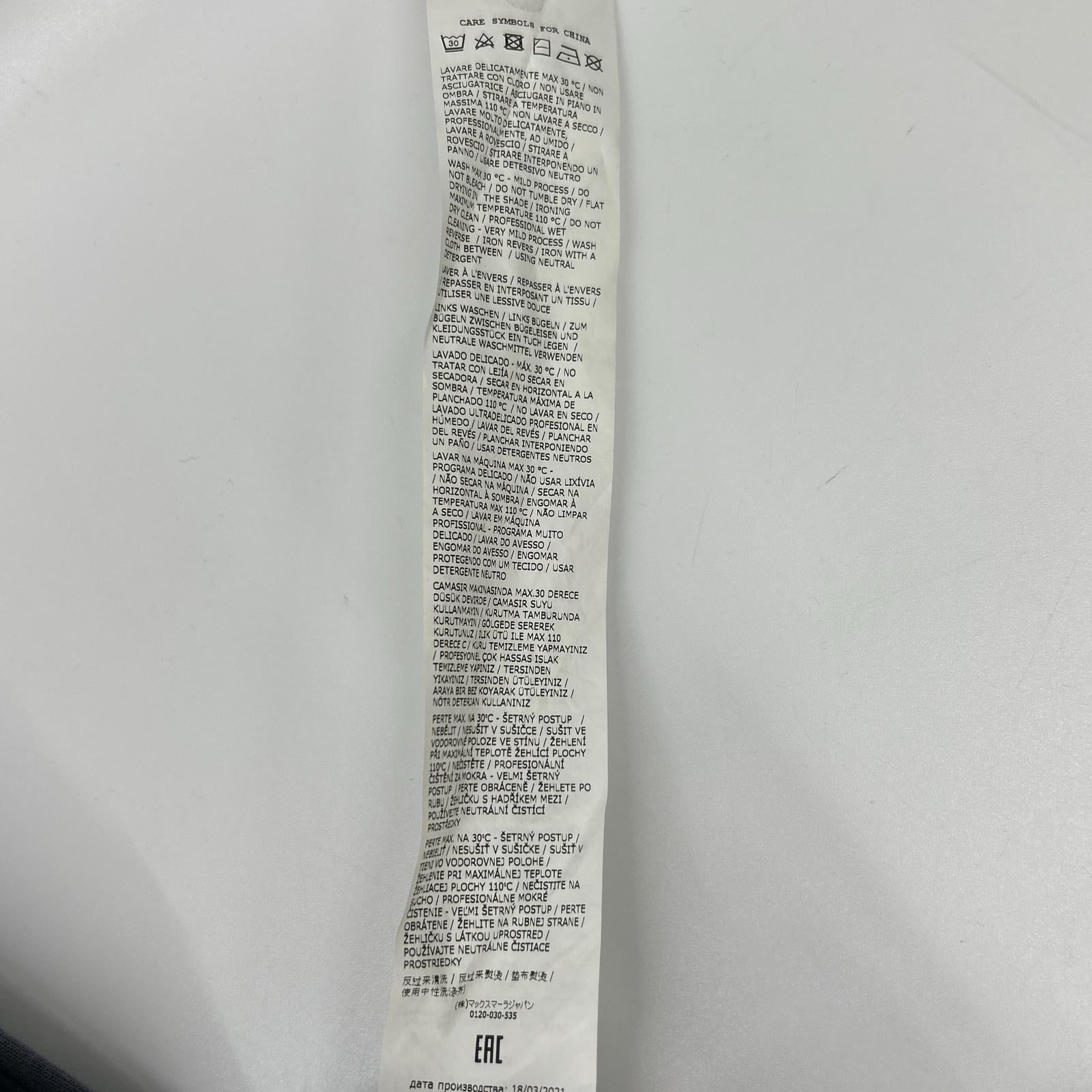 MAX MARA LEISURE マックスマーラレジャー 39260316 グレー ジップアップ 裏起毛 バックロゴパーカー トップス
