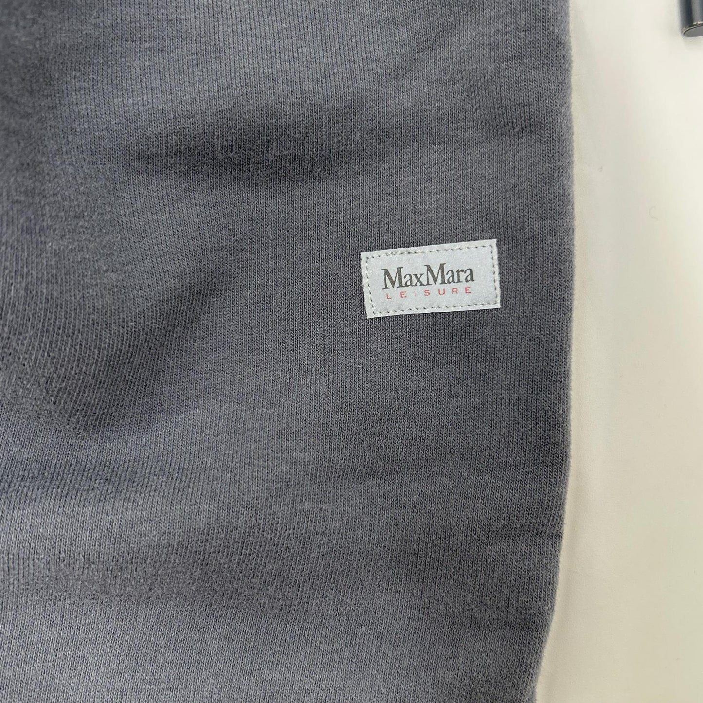 MAX MARA LEISURE マックスマーラレジャー 39260316 グレー ジップアップ 裏起毛 バックロゴパーカー トップス