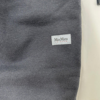 MAX MARA LEISURE マックスマーラレジャー 39260316 グレー ジップアップ 裏起毛 バックロゴパーカー トップス
