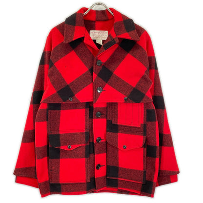 FILSON フィルソン レッド×ブラック チェック ダブルマッキーノクルーザー ジャケット ジャケット