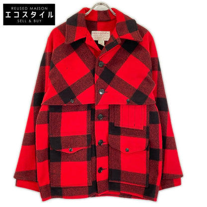 FILSON フィルソン レッド×ブラック チェック ダブルマッキーノクルーザー ジャケット ジャケット