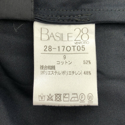 BASILE28 バジーレ28 ブラック 21年 28-17OT05 ジャージー フードドレス トップス