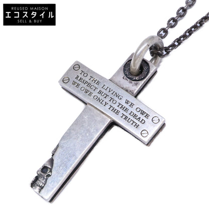 Dr.MONROE ドクターモンロー FC-124 925 メッセージクロスペンダント ネックレス