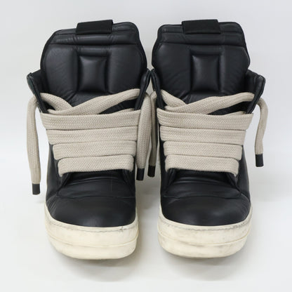 Rick Owens リックオウエンス JUMBOLACE GEOBASKET レザー ハイカットスニーカー シューズ