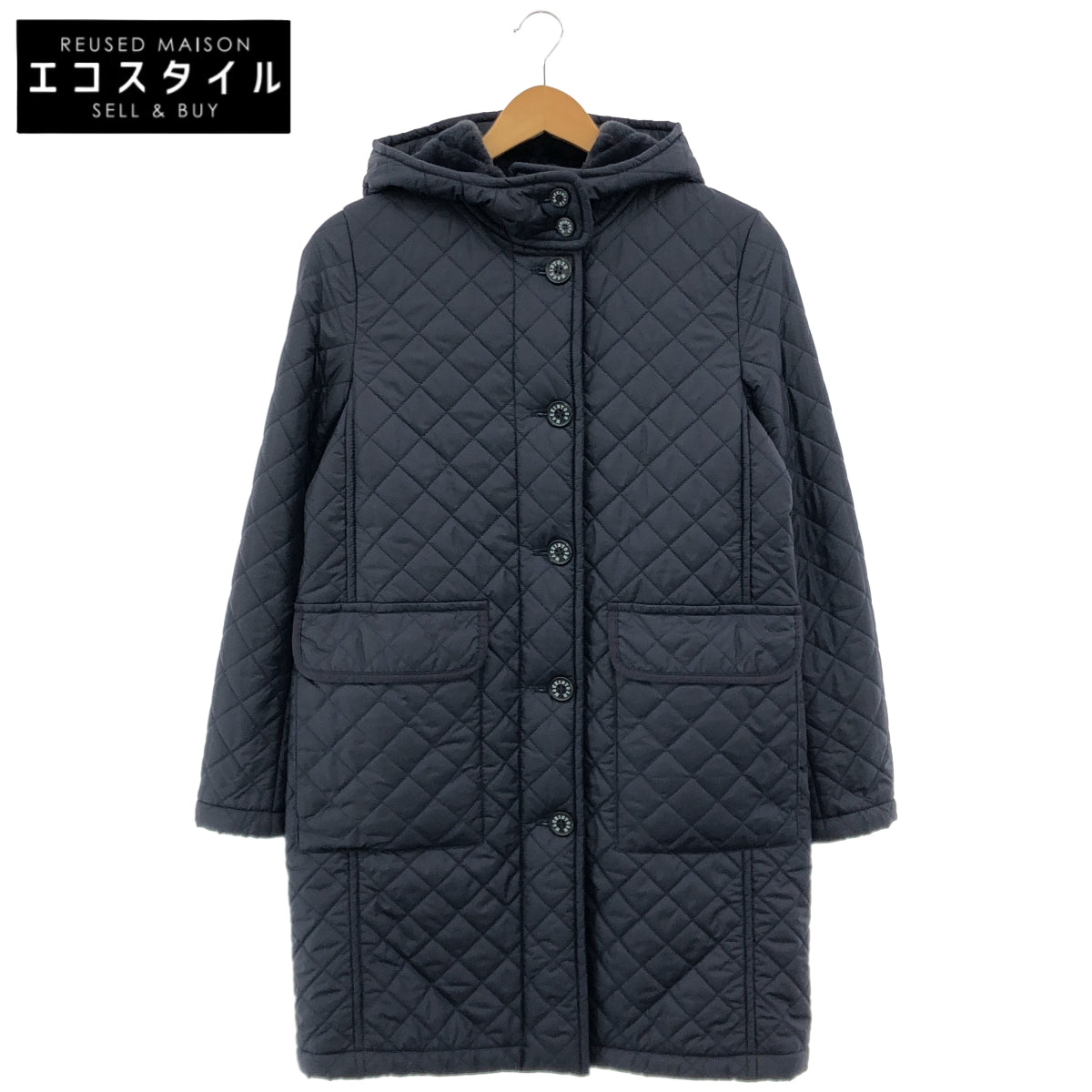 MACKINTOSH マッキントッシュ ネイビー 裏ボア キルティング コート トップス