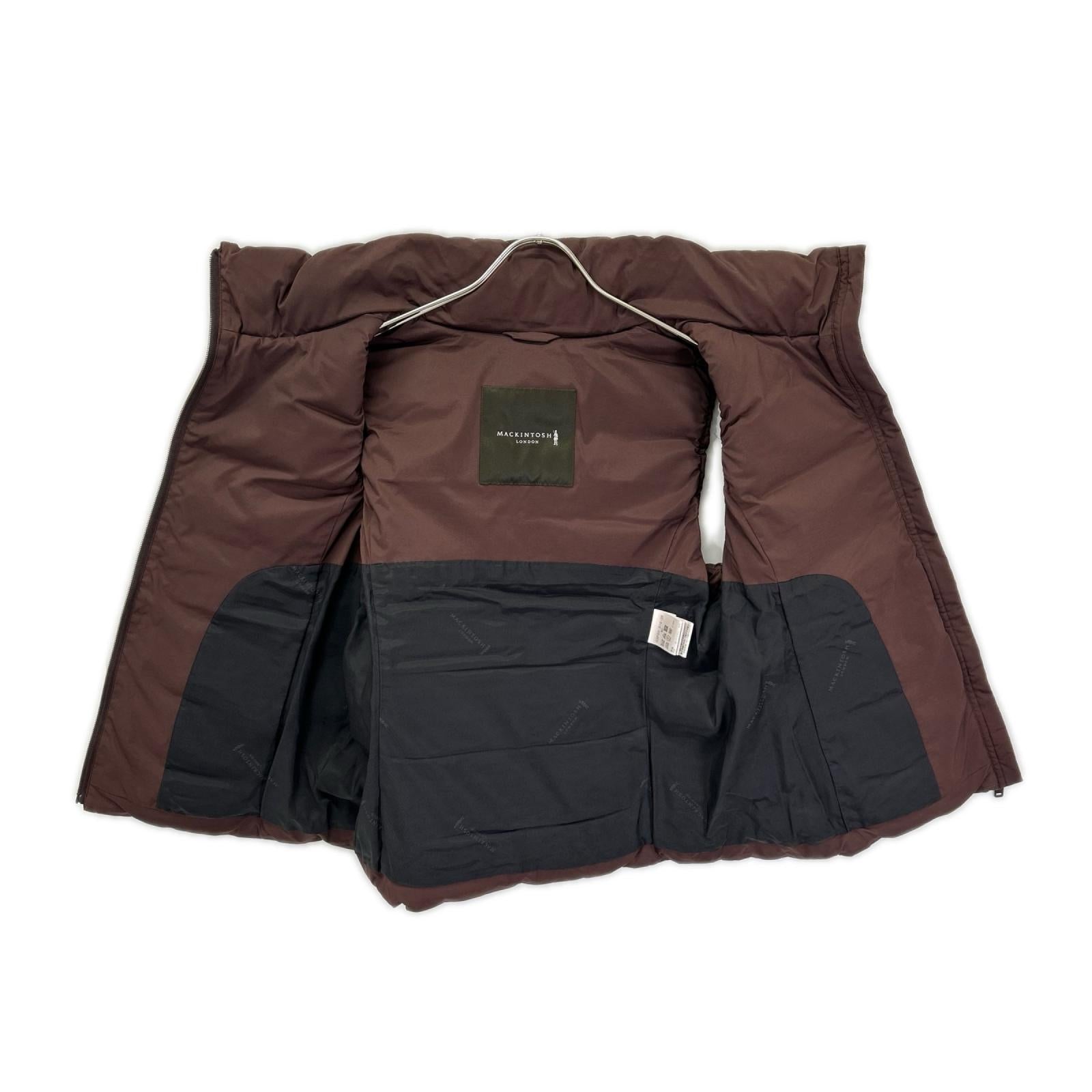 MACKINTOSH LONDON マッキントッシュロンドン ボルドー ダウンベスト ベスト
