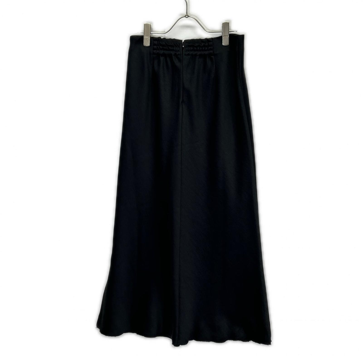 IENA 2025 25-060-900-9000 Black Satin Long Skirt Skirts