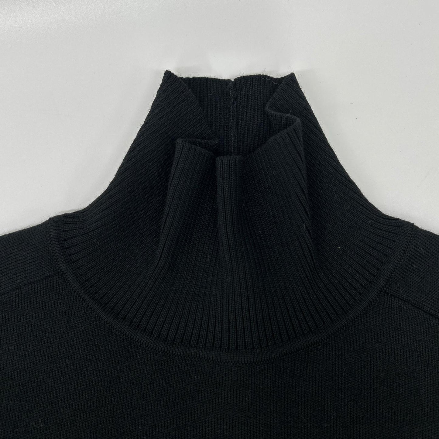 BALLSEY Ballsey 11-06-24-06201 Black Bounce Smooth High-Neck Dress Dress