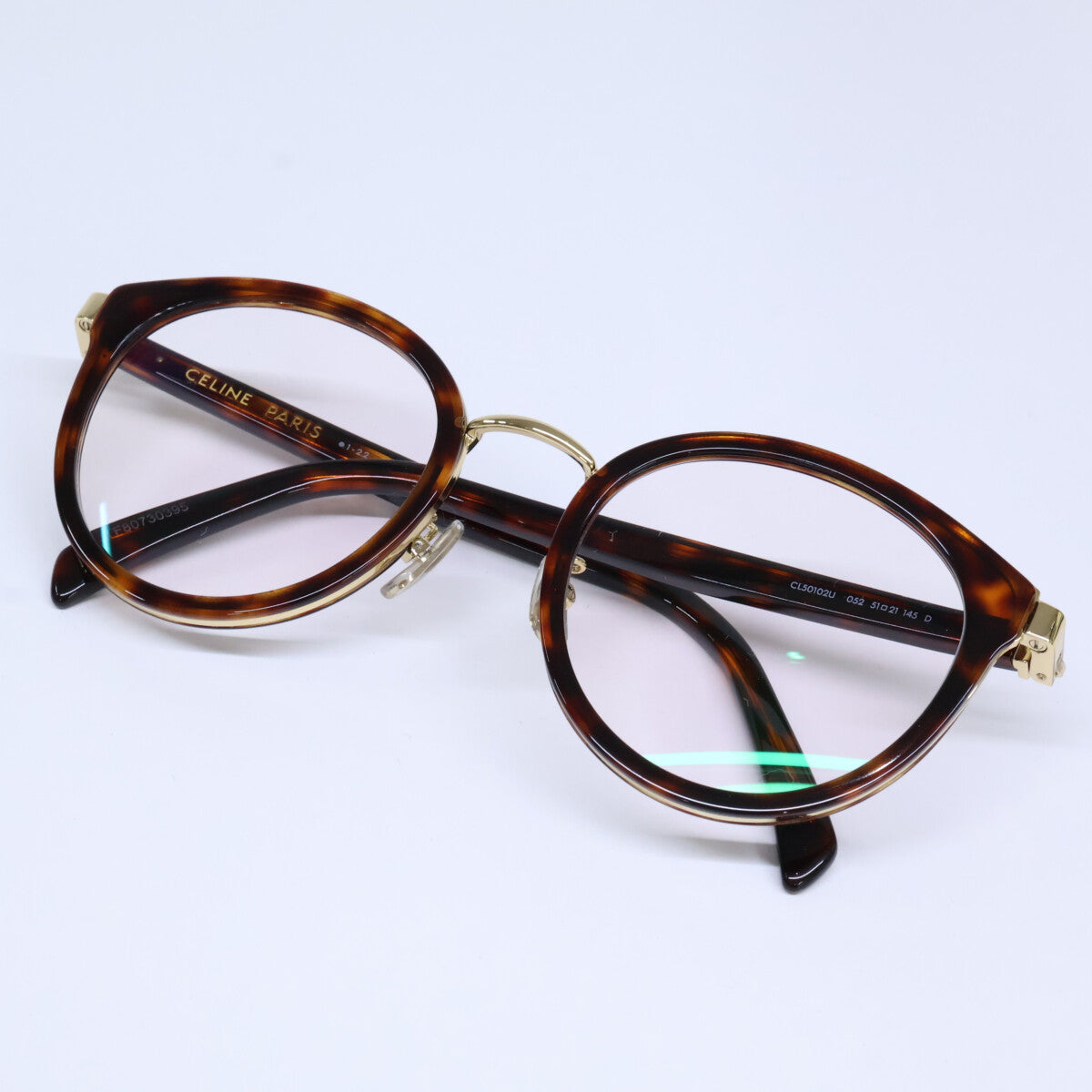 CELINE セリーヌ CL50102U 052 度入りレンズ ラウンドシェイプ アイウェア 眼鏡