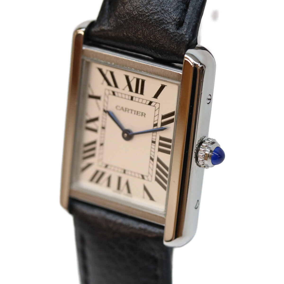 Cartier カルティエ 19年 WSTA0030 タンクソロSM シルバー文字盤 クォーツ時計 腕時計