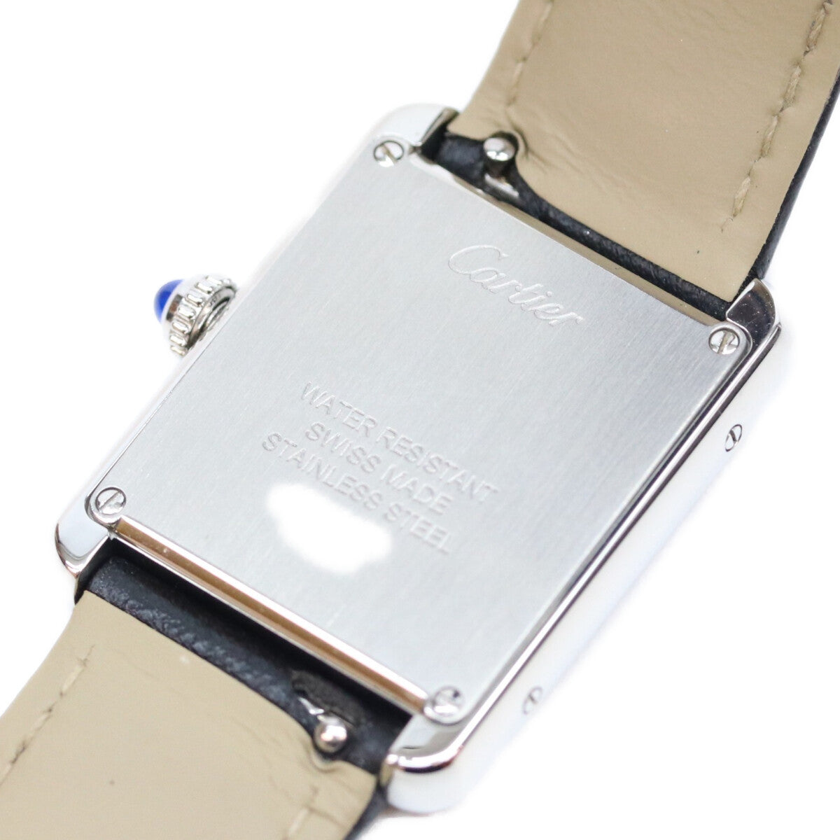 Cartier カルティエ 19年 WSTA0030 タンクソロSM シルバー文字盤 クォーツ時計 腕時計