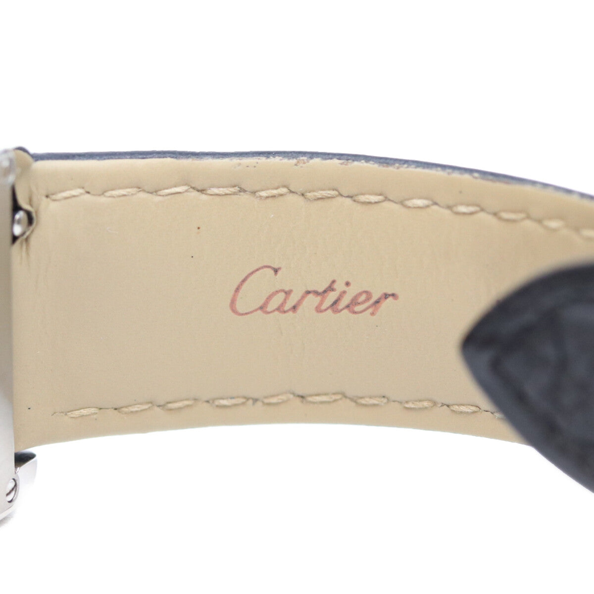 Cartier カルティエ 19年 WSTA0030 タンクソロSM シルバー文字盤 クォーツ時計 腕時計