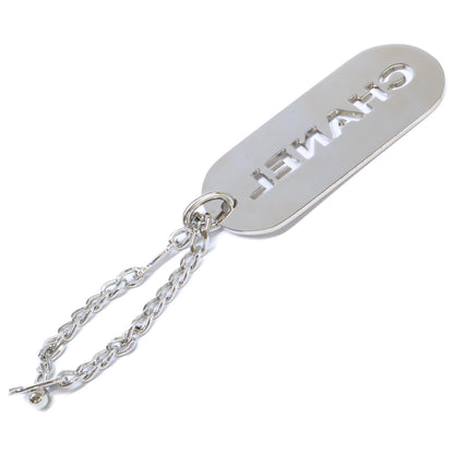 CHANEL シャネル 【美品】04V ロゴプレート キーホルダー