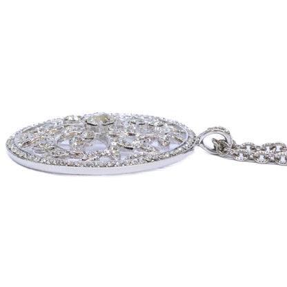 FOXEY フォクシー 【美品】CRYSTAL MOON NECKLACE ラインストーン ネックレス
