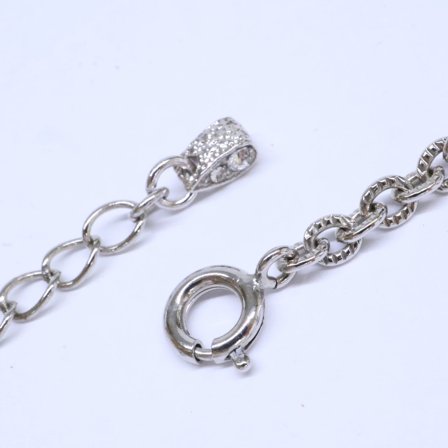 FOXEY フォクシー 【美品】CRYSTAL MOON NECKLACE ラインストーン ネックレス