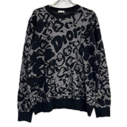 DIOR ディオール 933M644AT974 ブラック ジャガードロゴ オーバーサイズニット トップス