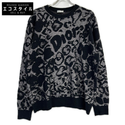 DIOR ディオール 933M644AT974 ブラック ジャガードロゴ オーバーサイズニット トップス