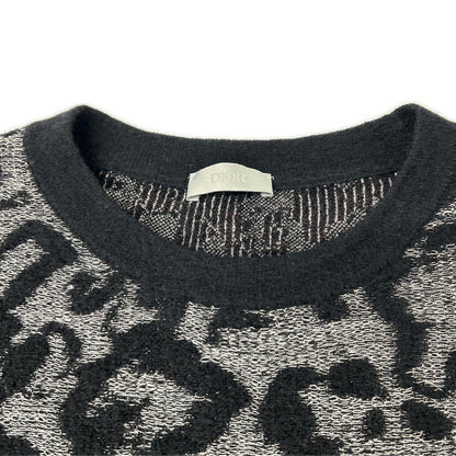 DIOR ディオール 933M644AT974 ブラック ジャガードロゴ オーバーサイズニット トップス