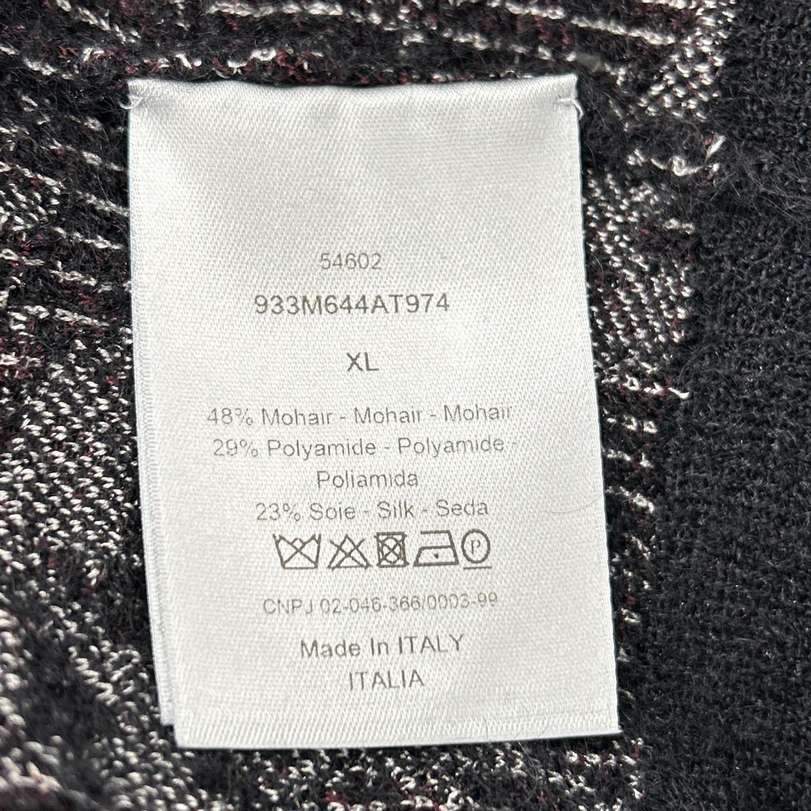 DIOR ディオール 933M644AT974 ブラック ジャガードロゴ オーバーサイズニット トップス