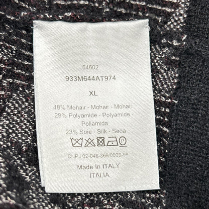 DIOR ディオール 933M644AT974 ブラック ジャガードロゴ オーバーサイズニット トップス