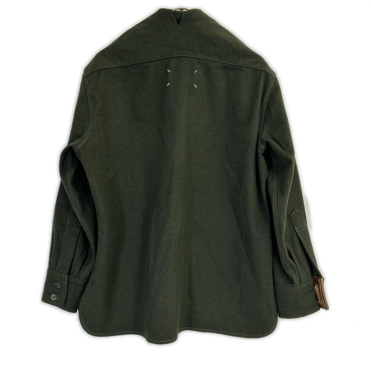 Maison margiela メゾンマルジェラ 22年製 S30DL0495 カーキ ウール オーバーシャツ トップス