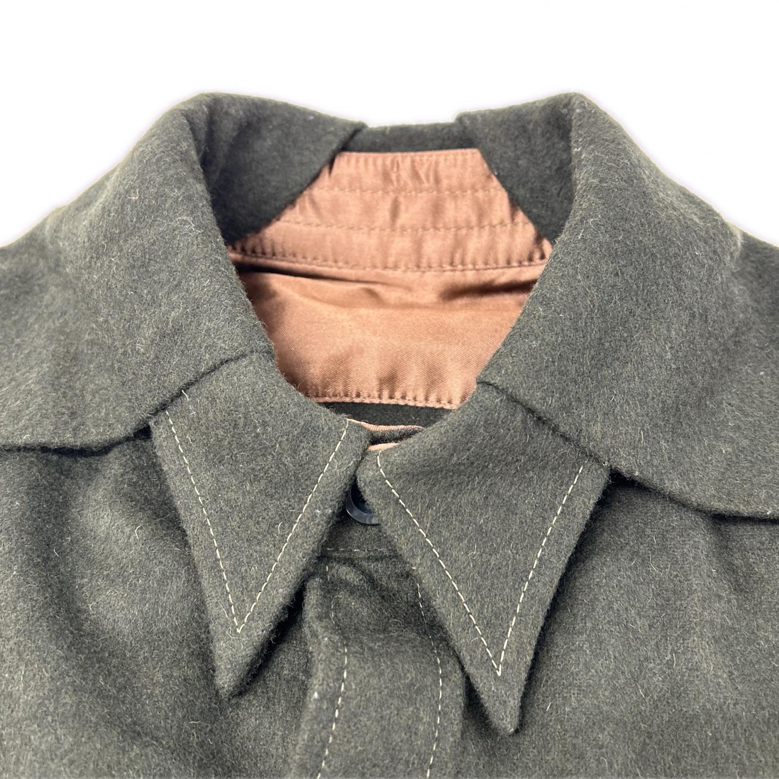 Maison margiela メゾンマルジェラ 22年製 S30DL0495 カーキ ウール オーバーシャツ トップス