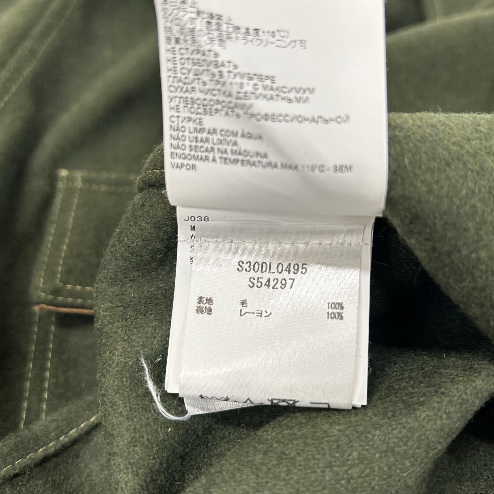 Maison margiela メゾンマルジェラ 22年製 S30DL0495 カーキ ウール オーバーシャツ トップス