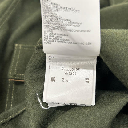 Maison margiela メゾンマルジェラ 22年製 S30DL0495 カーキ ウール オーバーシャツ トップス